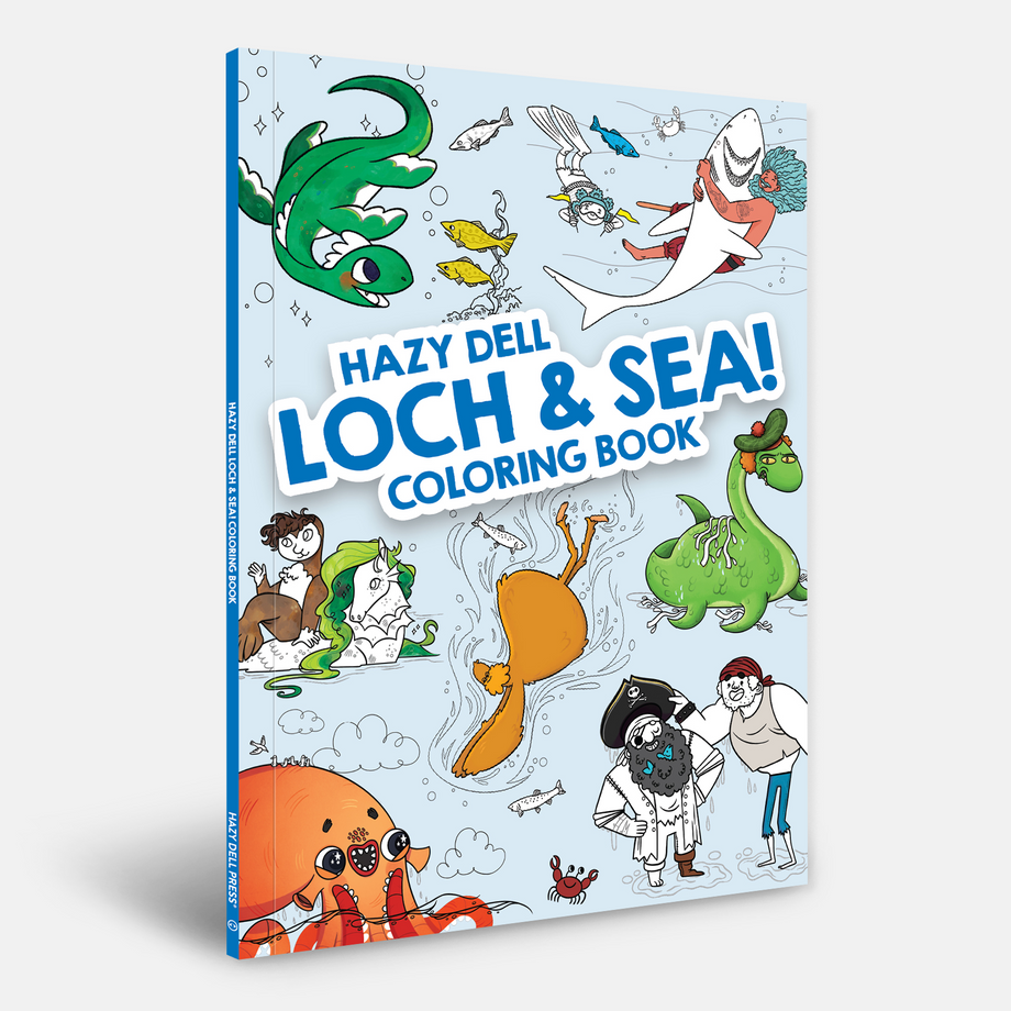 Hazy Dell Loch & Sea! Coloring Book – Hazy Dell Press