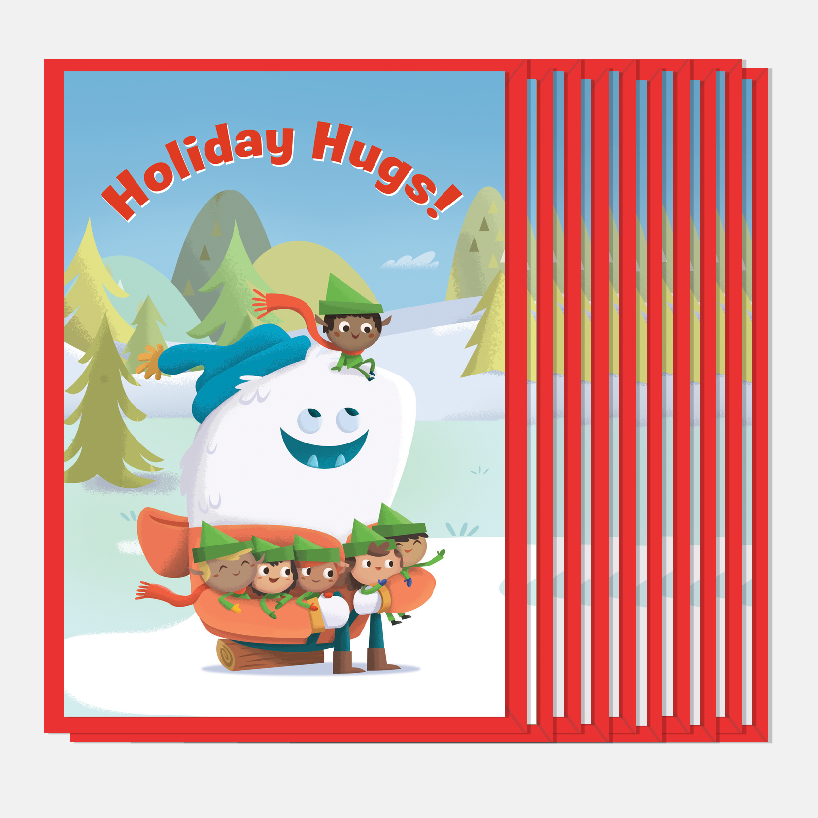 Are You Yeti For Christmas Holiday Card