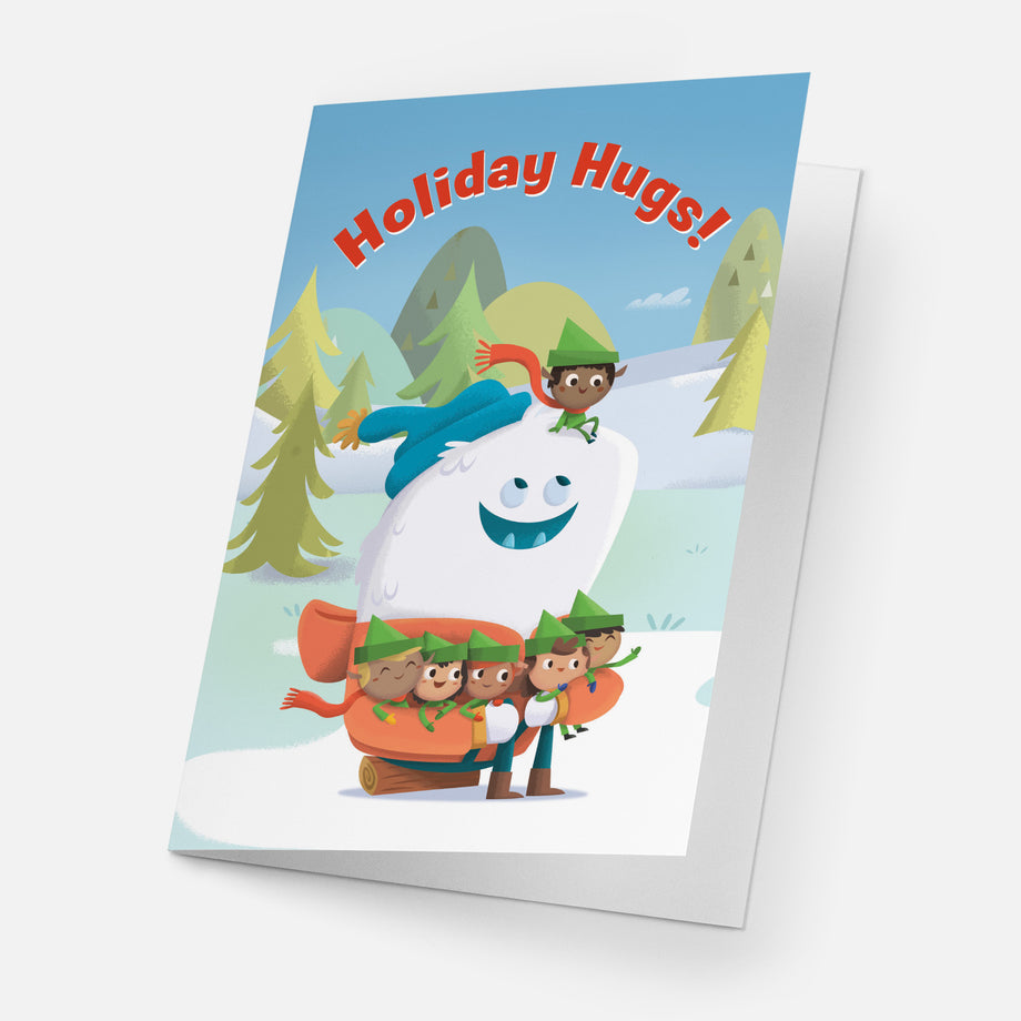 Cozy Winter Yeti Greeting Card – Frog & Toad Press